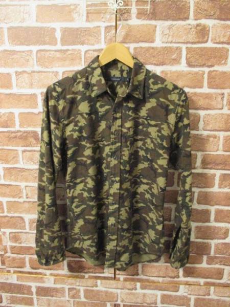 ★RAGEBLUE/レイジブルー 迷彩/カモ柄 シャツ 長袖/メンズ・M拍卖