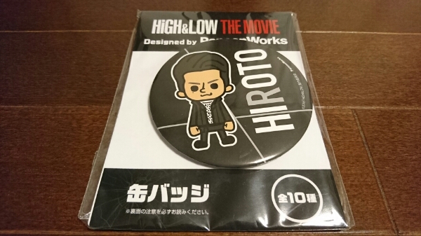 HiGH&LOW 缶バッジ ヒロト HIROTO 登坂広臣 パンソンワークス a拍卖