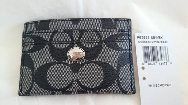 ☆新品 コーチ 定期入れ パスケース カードケース 62633 正規品拍卖