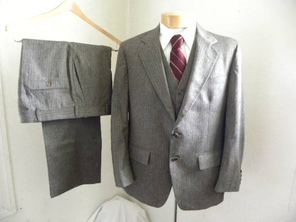|o_o|USA製J. Tingus(2n)三揃シングルスーツ160-165cm拍卖