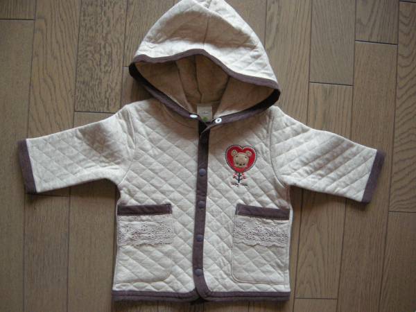 【新品】ディズニーPooh中綿ジャケット・ブルゾン 70  茶拍卖