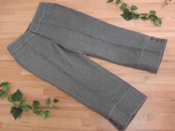 ☆Eddie Bauer エディー バウアー☆クロップドパンツ P0 グレー拍卖