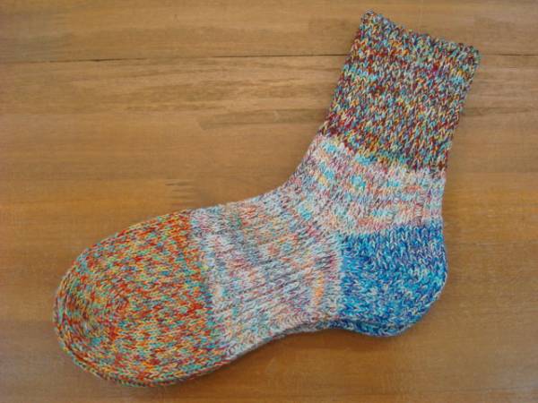 新品Mauna Kea(マウナケア)ソックス 3段切替リップル杢 LADIES Blue拍卖