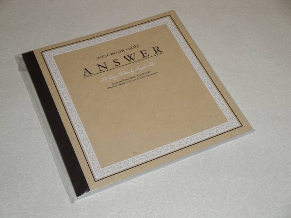 即決 アンジェラアキ ANSWER '09ツアー・パンフ拍卖