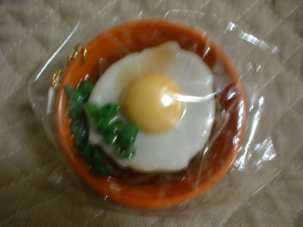 ● 月見そば リアルフード ボールチェーン 食品サンプル 新品 ●拍卖