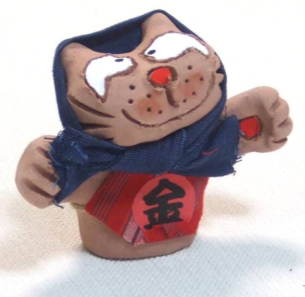 ★可愛いにゃ♪手拈り会津土人形 金運招きねこ ミー★在庫僅!★送料無料拍卖