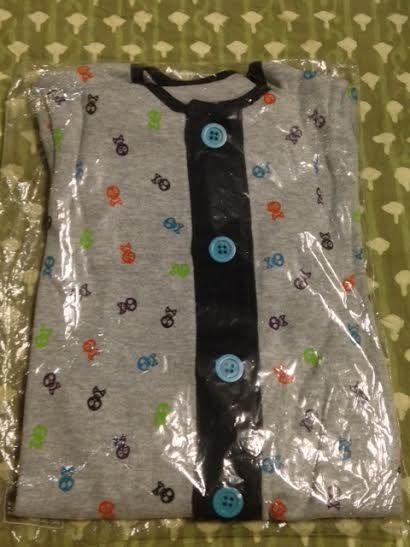 【激安】CANDY POEM 長袖パジャマ 新品 90 グレー ドクロ拍卖