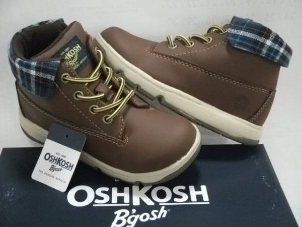 新品 軽量オシュコシュ ブーツ C356茶17cm1足\2200即決am21cb拍卖