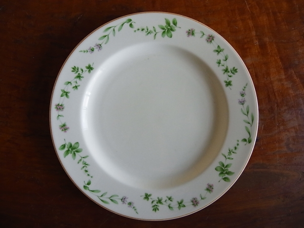 Noritake Bone China 植物模様の平皿/陶器 レトロ食器 ノリタケ プレート拍卖