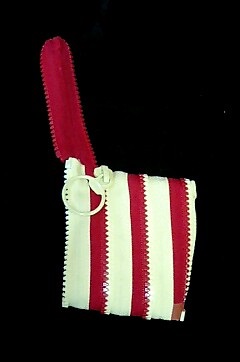 ジッパー・パース 赤黄 横デザイン スッパッと、バニッシュ!!拍卖