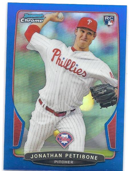 2013 Bowman Chrome Jonathan Pettibone RC Blue Refractor /250拍卖