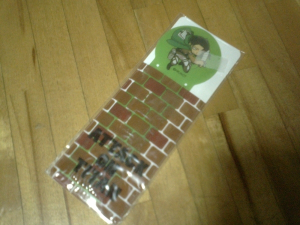 セブンイレブン 進撃の巨人 寸劇 ブックマーカー リヴァイ★新品拍卖