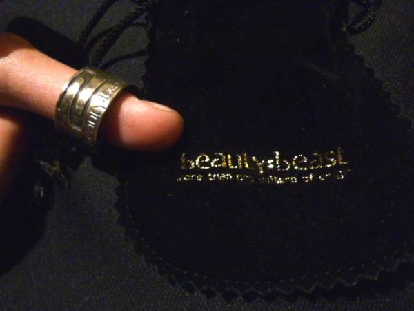 ビューティービースト 指輪 リング 袋付き拍卖