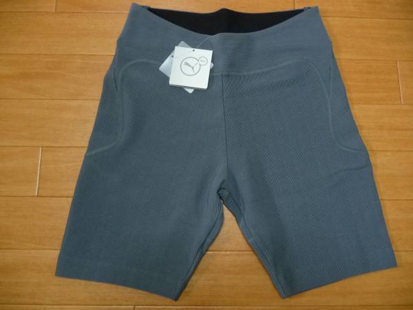 71%off-新品★プーマ ストレッチハーフスパッツ★婦人M/灰 拍卖