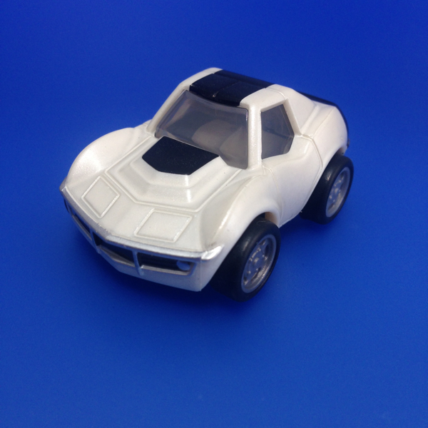 本体のみ◇【缶コーヒーBOSS】1969コルベット 白黒チョロQサイズ拍卖