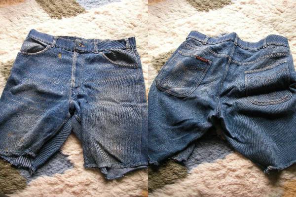 古い物です LEVIS ACTION CASUAL リーバイス デニム ハーフパンツ サイズ不明拍卖