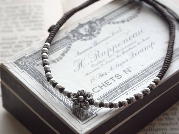 ★新入荷★♪ロディウムシルバー・ロウ引きアンクレットB♪拍卖