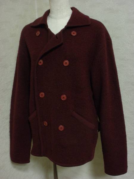 SHIPS ウールコート シップス エンジ ニット拍卖