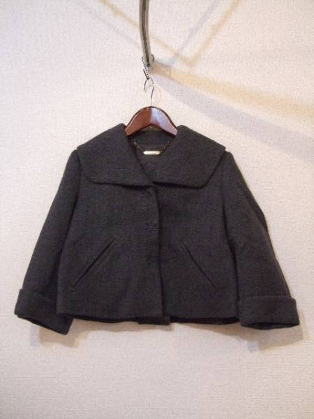 TRANSCONTINENTSグレーショート丈ジャケット(USED)101013)拍卖