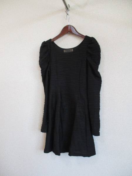 FREESMART黒デザイン長袖チュニック(USED)50716)拍卖