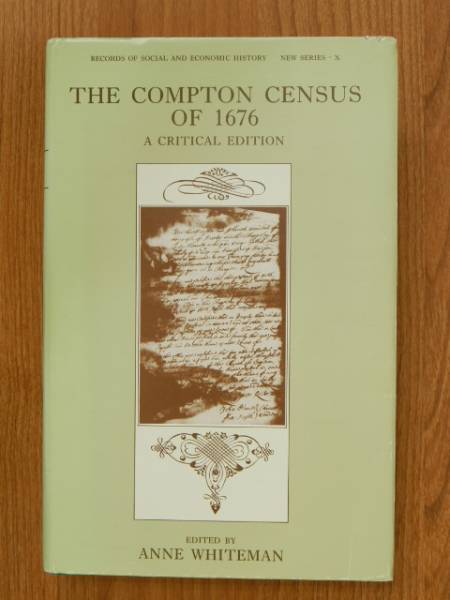 The Compton Census of 1676 A Critical Edition拍卖