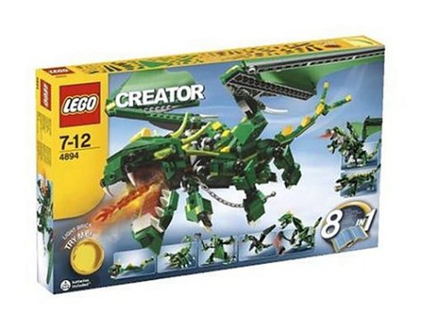 ★LEGO クリエイター・グリーンドラゴン 4894新品拍卖