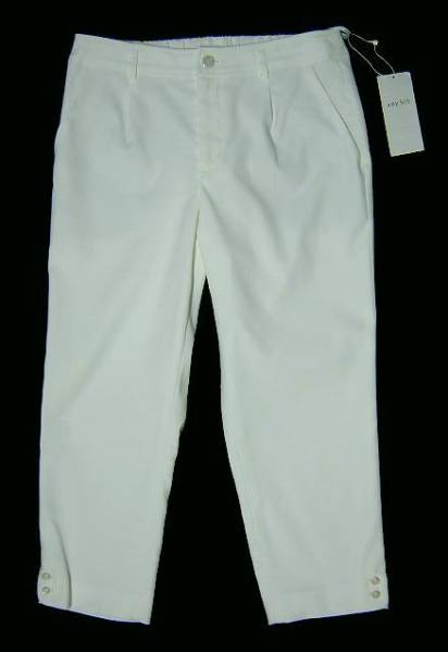 タグ付き・未使用◆エニシスanysis/ストレッチパンツ3(11号)白/7,900円/長期保管品拍卖
