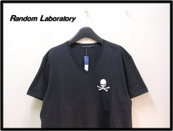 L 黒【Random Laboratory ランダムラボラトリー スカルTシャツ】拍卖