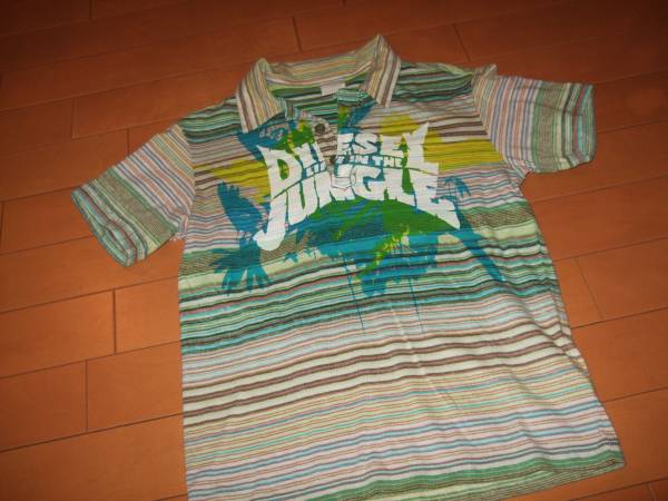 良品○DIESELデザインポロシャツ○サイズ8拍卖