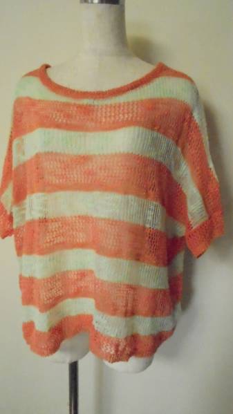 SLY スライ ラメ入り ボーダーニットトップ拍卖