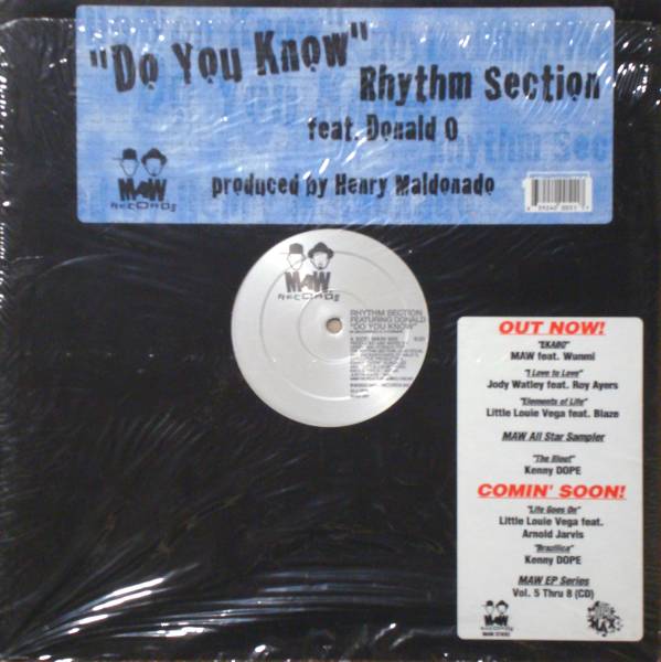 ◆RHYTHM SECTION/DO YOU KNOW -MAW拍卖