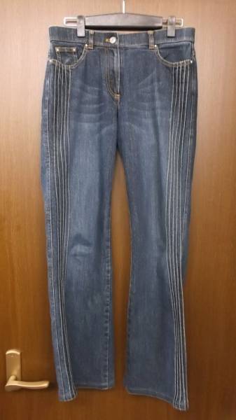 伊太利屋(イタリヤ)サイドステッチストレッチデニム☆サイズ9号拍卖