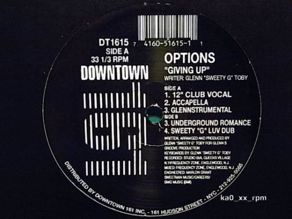 ★☆Options「Giving Up」☆★5点以上で送料無料!!!拍卖