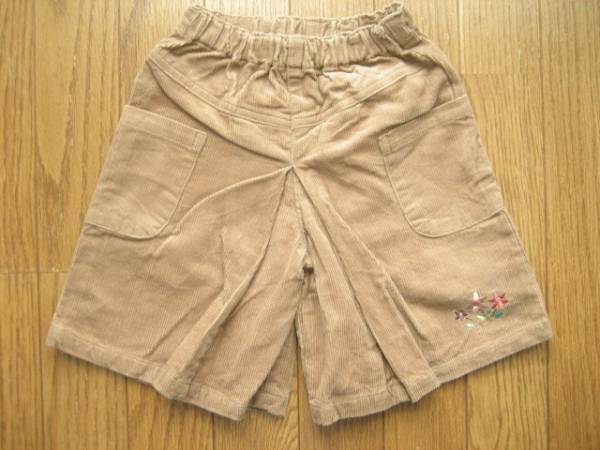 即決新品 コーデュロイ キュロット 茶系 80 / nissen拍卖