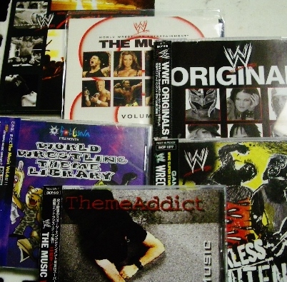 プロレス WWE(WWF)テーマ曲6種 WRESTLING THEME LIBRARY,Vol.6,Vol.8,Wreckless Intent,Anthology等計8枚拍卖