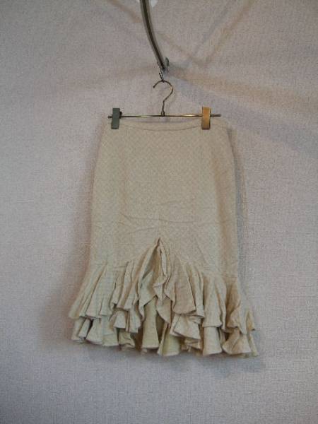 GRACE黄色折柄デザインスカート(USED)31815)拍卖