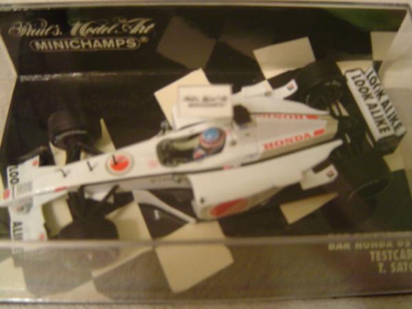 1/43 MINICHAMPS 2001年BAR03テストカー 佐藤琢磨拍卖