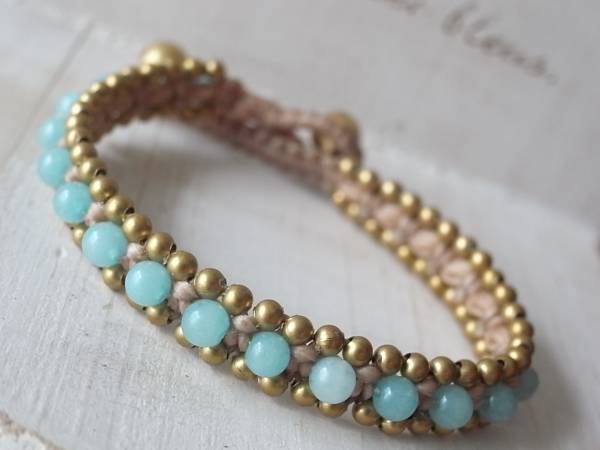 ★Wakami ワカミ風ブルーブレスレットB拍卖