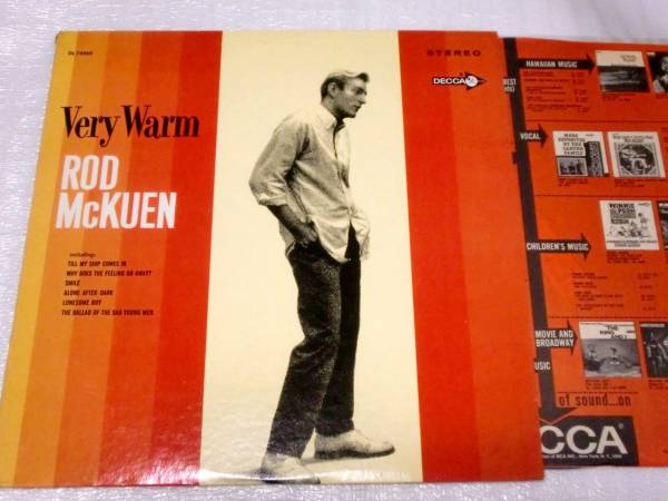 LP ROD McKUEN/ロッドマッケン/Very Warm拍卖