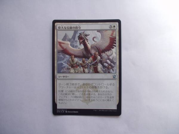 バイン MTG 偉大なる師の指令/Great Teacher's Decree foil 日本語1枚拍卖