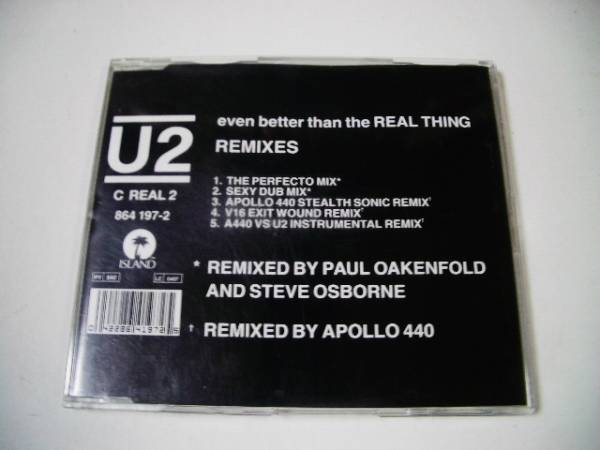 MaxiCD U2「Even better than the real thing」Paul Oakenfold等拍卖