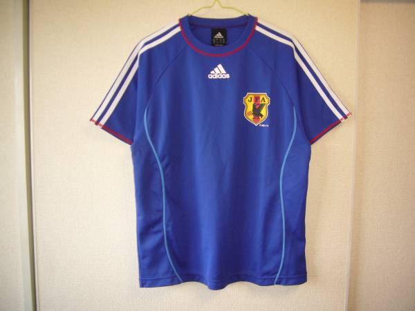 アディダス 日本代表ユニフォームシャツ 青 Lサイズ拍卖