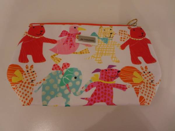 ★ジムトンプソン★アニマル柄ポーチ・3拍卖