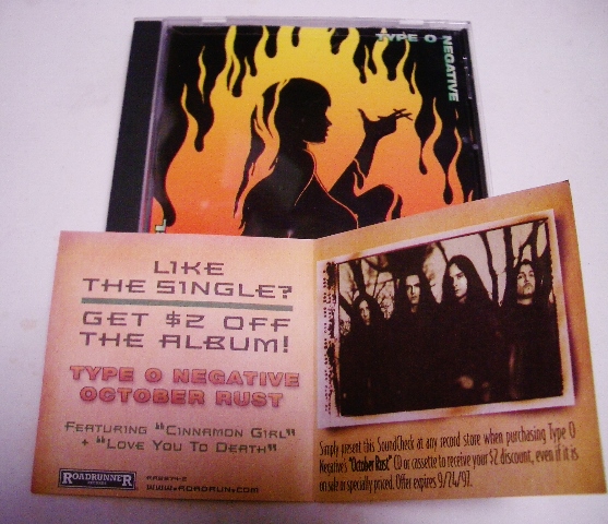 Type O Negative(タイプオーネガティブ)「Cinnamon Girl」拍卖