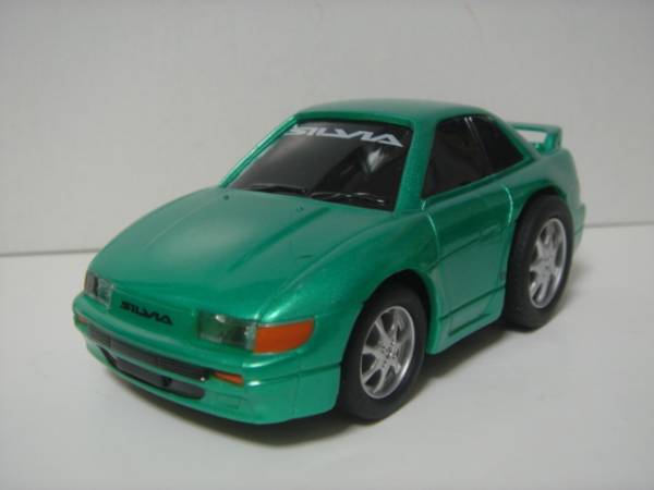 プルバックカー/ドライブタウン☆シルビア S13 Ks (緑) 日産拍卖