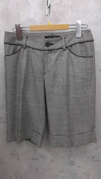 送料無料!COUP DE CHANCE(クード シャンス)千鳥格子ハーフパンツ☆34拍卖