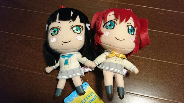 ラブライブ サンシャイン 黒澤ダイヤ 黒澤ルビィ ぬいぐるみ a拍卖