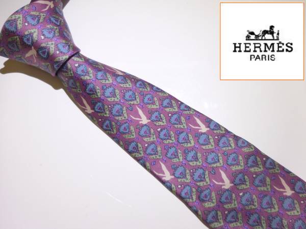 5★HERMES エルメス★ネクタイ/14拍卖