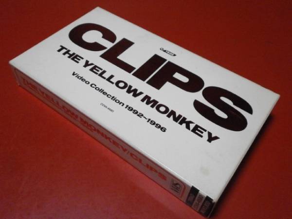 THE YELLOW MONKEY イエローモンキー CLIPS Video Collection 1992~1996 クリップスビデオ 吉井和哉 菊地英昭 広瀬洋一 HEESEY 菊地英二拍卖