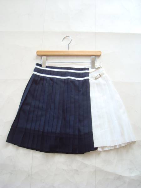 美品 PRINGLE 1815 切り替えプリーツスカート size10 プリングル拍卖